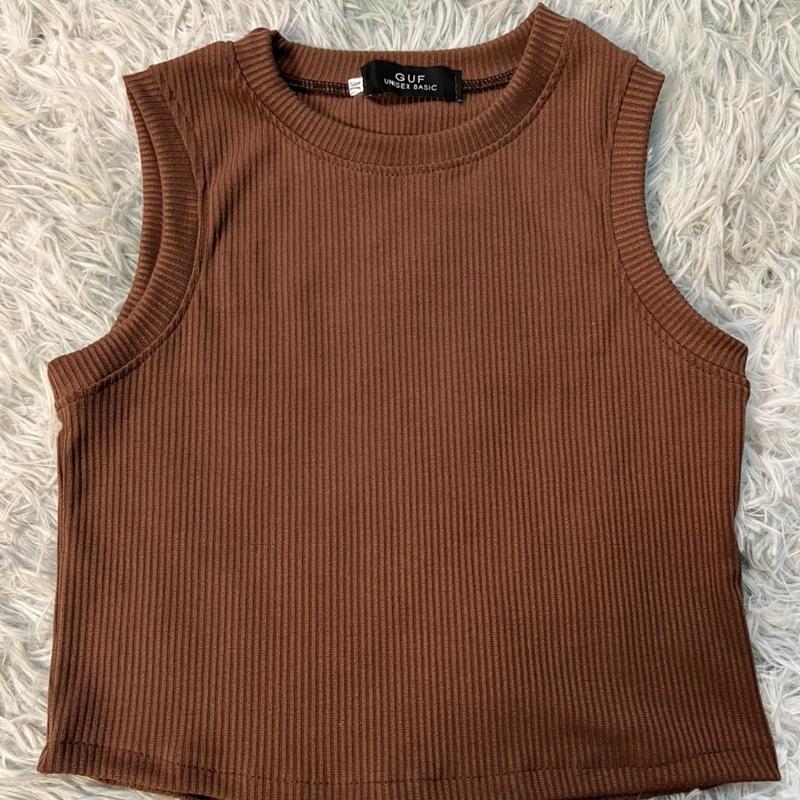Áo croptop ba lỗ thun tăm 7