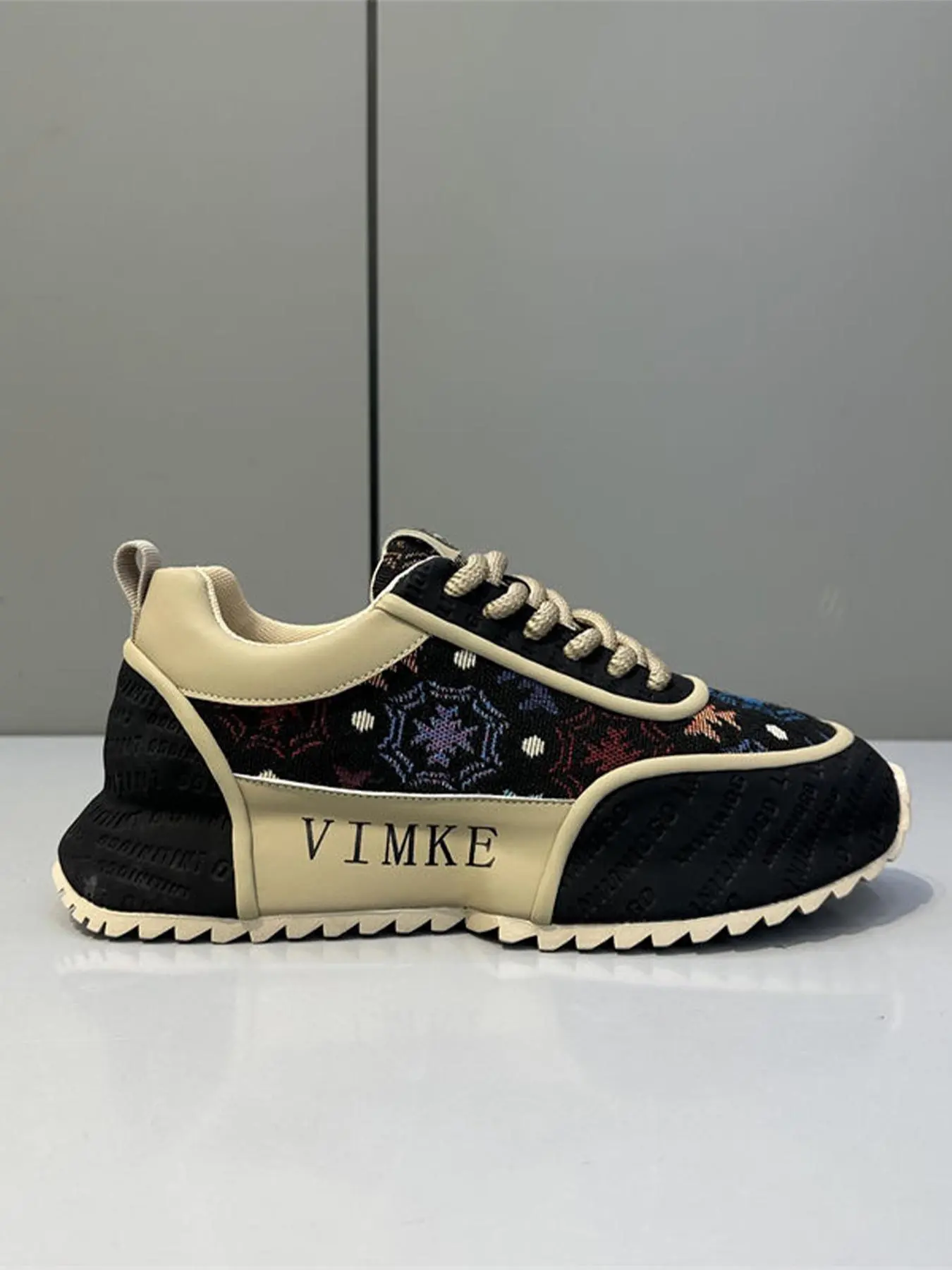 Men's Fashionable Patchwork Letter Design Lace Up Sneakers, Mens Shoes, on Cloud Shoes, Casual Comfortable Breathable Sports Running Shoes, Male All-match Round Toe Shoes for Daily Wear, Shoes for Christmas List