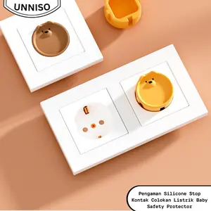 UNNISO - Pengaman Silicone Stop Kontak Colokan Listrik Baby Safety Protector