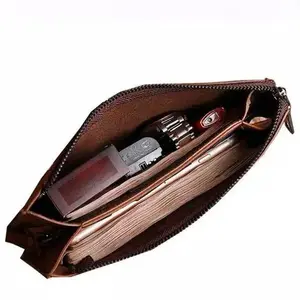 LuxeBag Dompet Kulit Pria / Dompet Kulit Pria / Clutch Kulit Pria / Import Murah Jakarta D008
