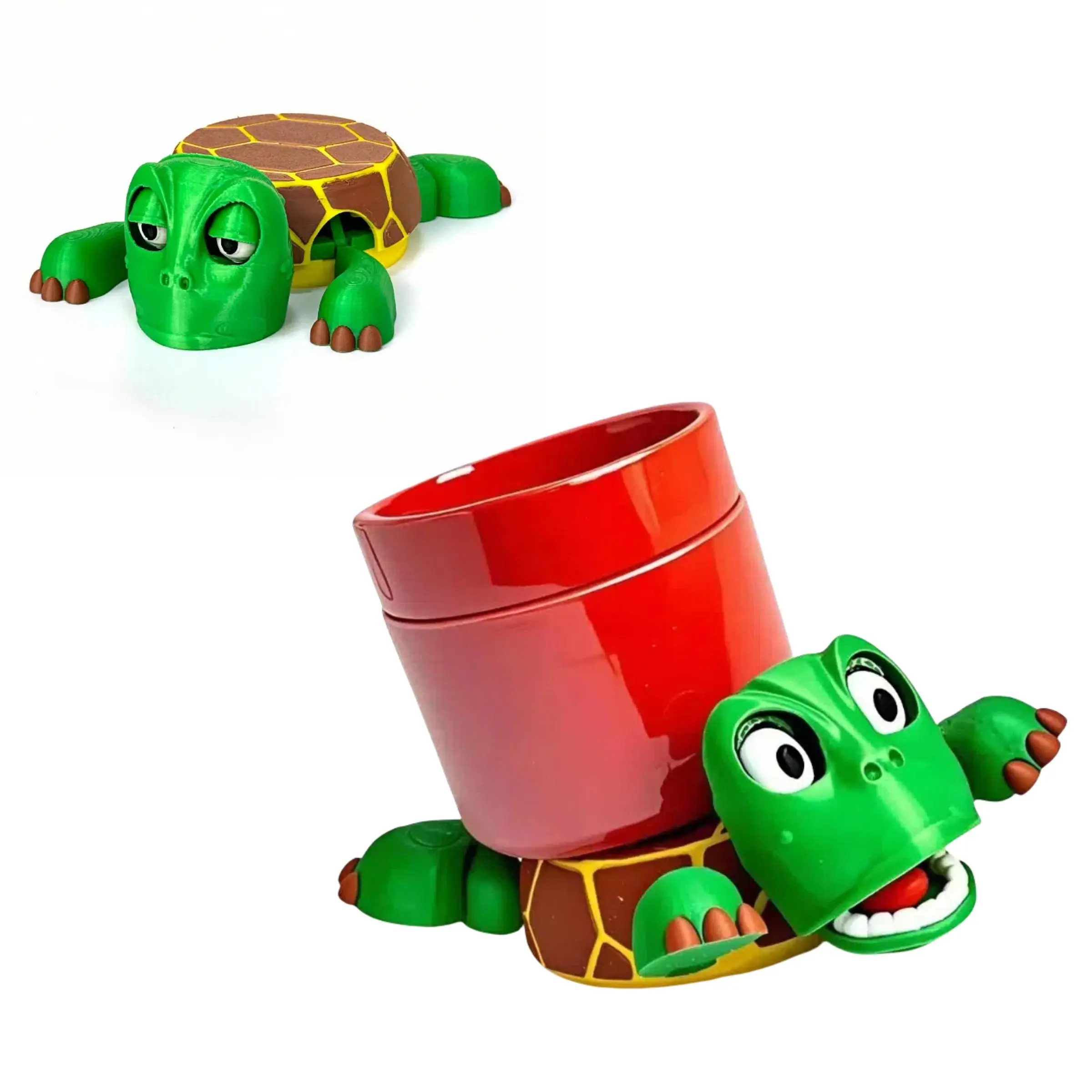 Turtle Design Cup Holder, 1 Count Creative Turtle Design Cup Coaster, Drink Cup Holder for Home Office Desk, Gift for Friend & Family