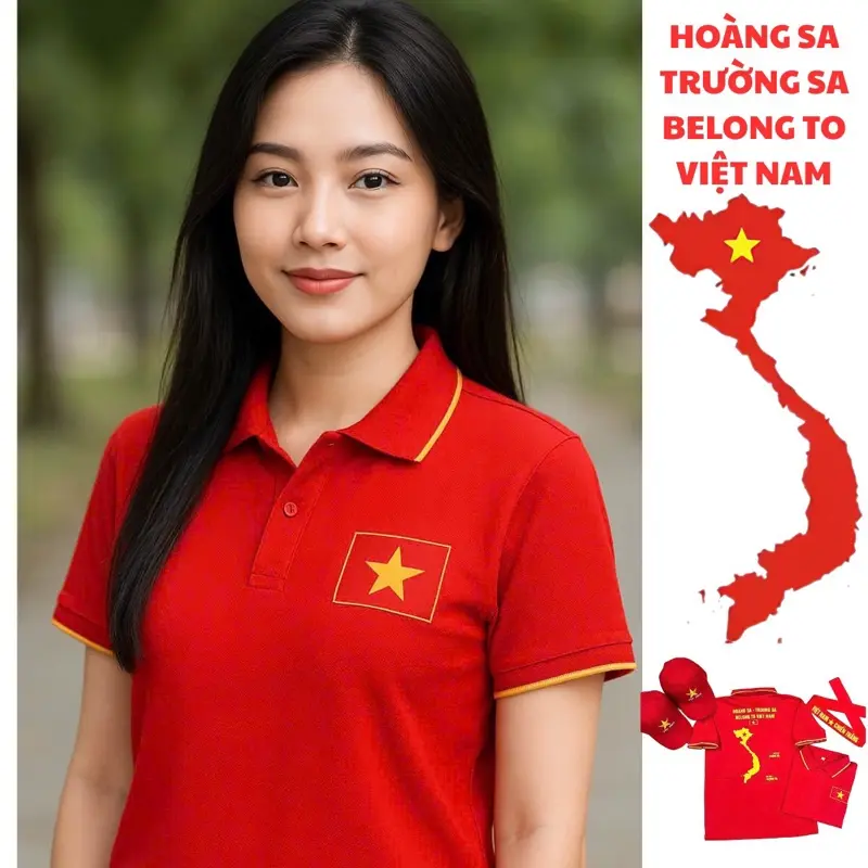 Áo Cờ Đỏ Sao Vàng Cao Cấp Giá Rẻ Tại Xưởng Hoạ Tiết Sắc Nét Ý Nghĩa Chất Vải Thun Lạnh Mềm Mịn Thoáng Mát.