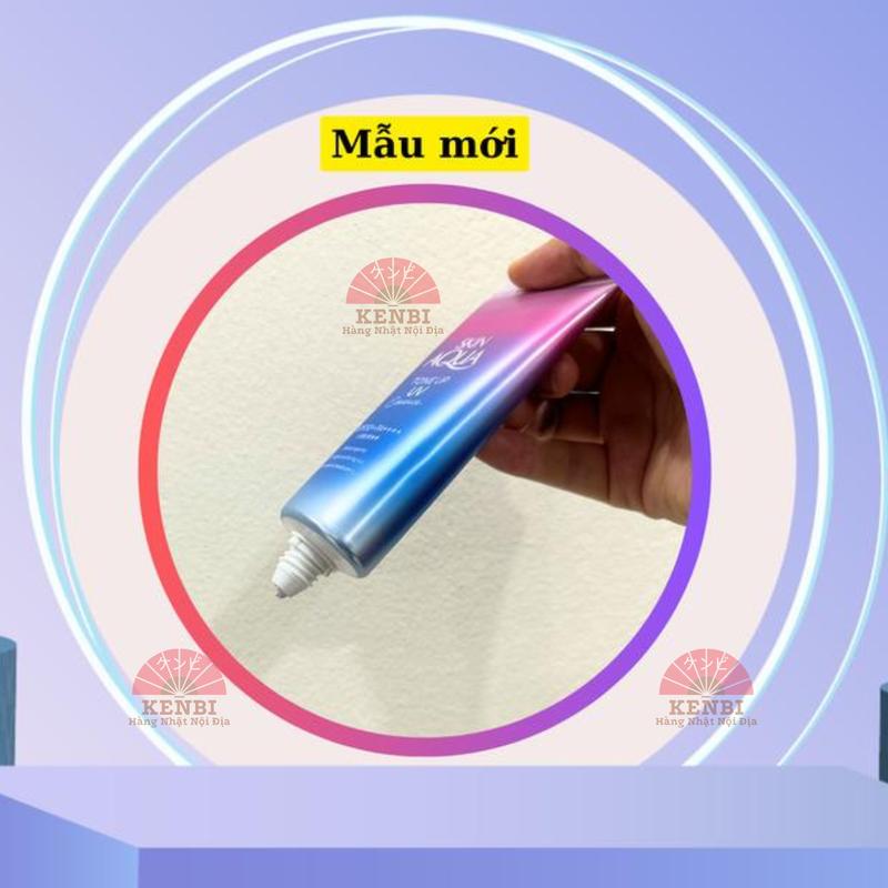   Mẫu mới  Kem chống nắng aqua Tone Up Nhật Bản đủ 4 màu 80g Sunscreen Sun Cream 