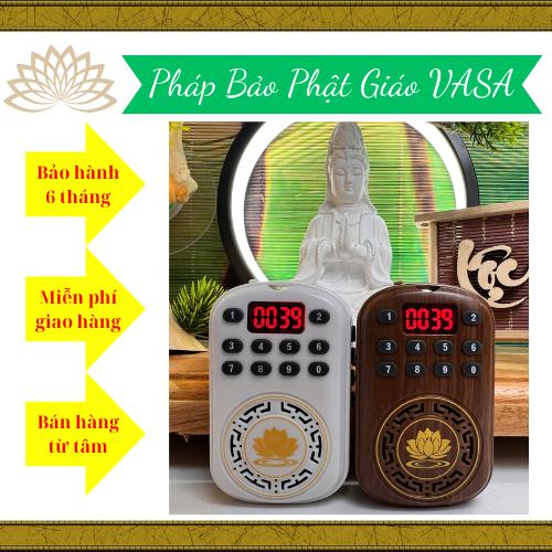 HÀNG LOẠI A - Máy Niệm Phật Nhỏ Gọn, Âm Thanh Sống Động, Có Khe Thẻ - Mini Nâu