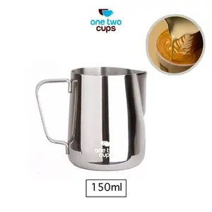 One Two Cups Gelas Milk Jug Kopi Espresso Latte Art - J068