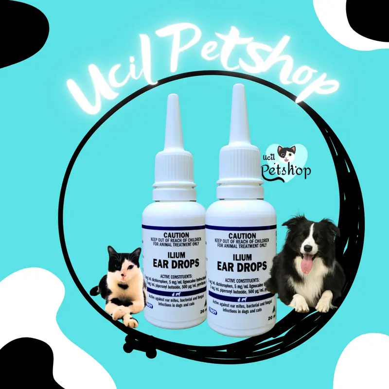 Illium Ear Drops ilium Obat Tetes Kutu Telinga Earmites Kucing Anjing 20ml 0