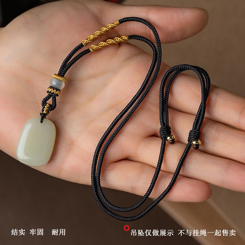 Dây Treo Cổ, Dây Treo, Dành Cho Nam Và Nữ, Màu Đỏ Và Đen, Dây Vòng Cổ, Mặt Dây Chuyền Dệt Tay, Dây Treo Trang Sức Chain Jewelry Kiềng 6