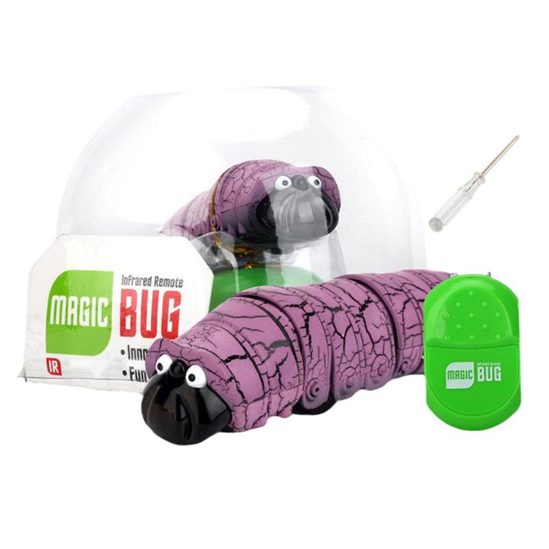 Product Introduction of New And Unique Simulation Remote Control Caterpillar Electric Trick Simulation Toy Insect J5L0 20