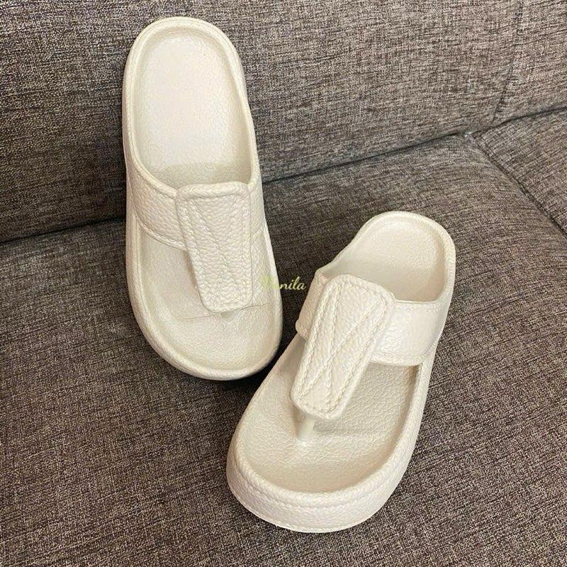 (Chân 37 to tăng size) Dép Kẹp Nữ xỏ ngón đế cao 5cm, chất liệu EVa, nhẹ êm chân, chống trơn trượt, chống thấm nước, thời trang, DéP Shoes