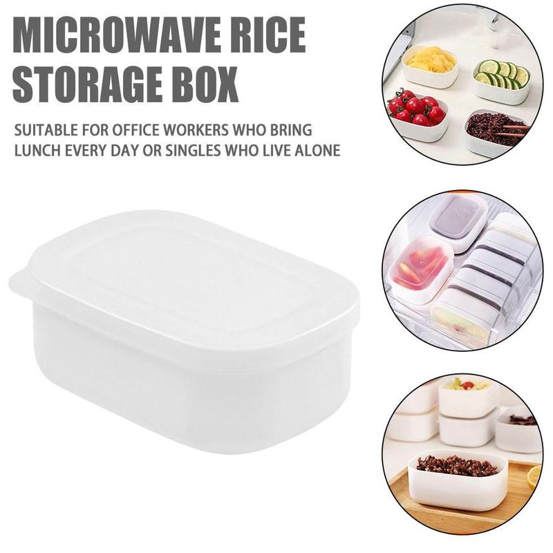 Rice Portioning Box Fat-reduced Meal Quantitative Lunch Food Lunch Container Storage Box Q7X7 0