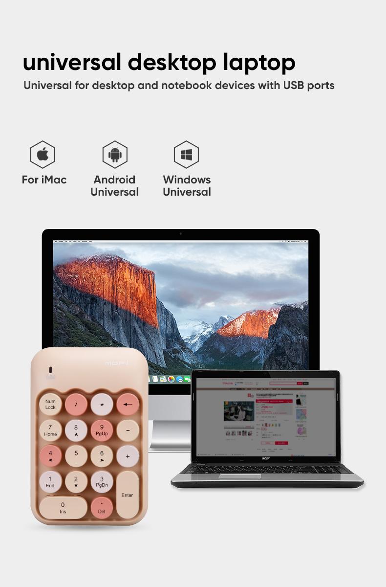 Product Introduction of MOFii Keyboard Numeric Wireless 2.4G X910 6