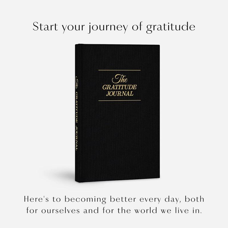 Product Introduction of Gratitude Journal, 3 Counts/set Simple Undated Hardcover Daily Guide Planner, Effective Gratitude Journal for Women & Men 2