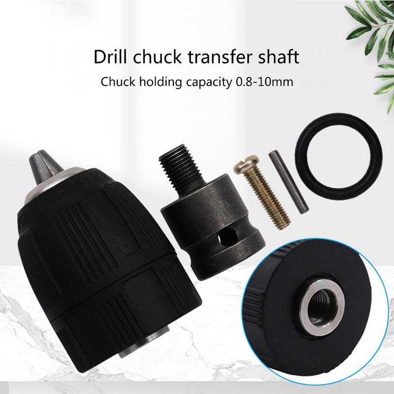 Mua Chuck Khoan Không Chìa, Đường Kính 0.8mm-10mm, Ren 3 / 8-24UNF, Thích Hợp Cho Máy Khoan Điện Cầm Tay Bộ Chuyển Đổi Chuyển Đổi Nhanh 3