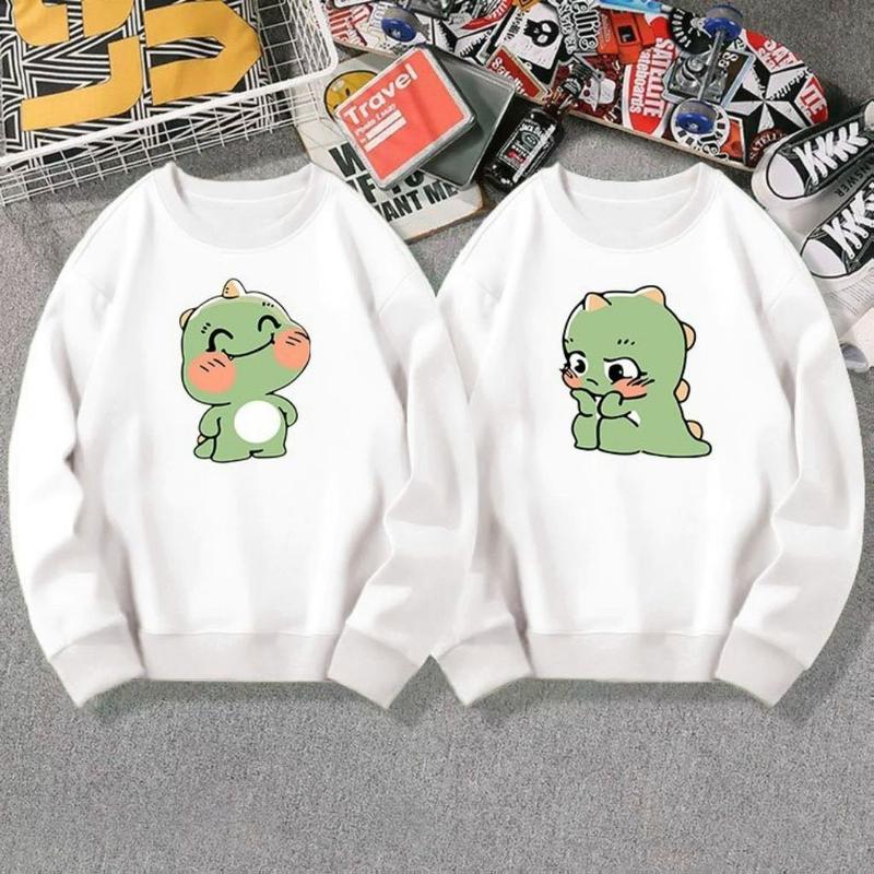 COMBO 2 ÁO SWEATER NỈ UNISEX CẶP ĐÔI IN PET SIÊU ĐẸP ÁO KHOÁC LOCAL BRAND Nữ Top Menswear Hoodie