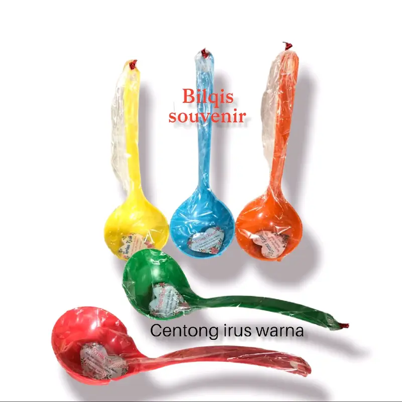 souvenir pernikahan isi 100 pcs centong irus warna Plastik Kitchenware 0