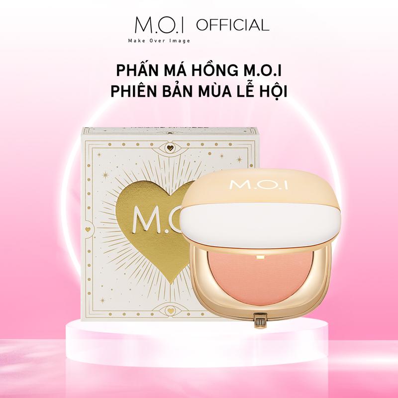 HSD THÁNG 06 2026 Phấn má hồng M.O.I Cosmetic hạt phấn nano nhuyễn mịn 9g