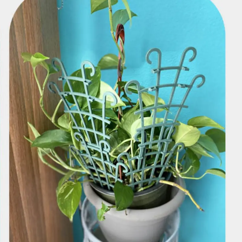 Garden Climbing Trellis Stand, Mini DIY Garden Support Trellis, Plant Climbing Frame, Plant Support Frame for Indoor Outdoor Potted Plants 4