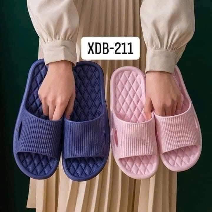 Product Introduction of Combo 5 đôi dép Xốp dẻo siêu nhẹ đi trong nhà người lớn, cho nam và nữ, trống trơn trượt, độ bền cao, đế bằng , đi êm chân DéP Slipperd Hoa 7