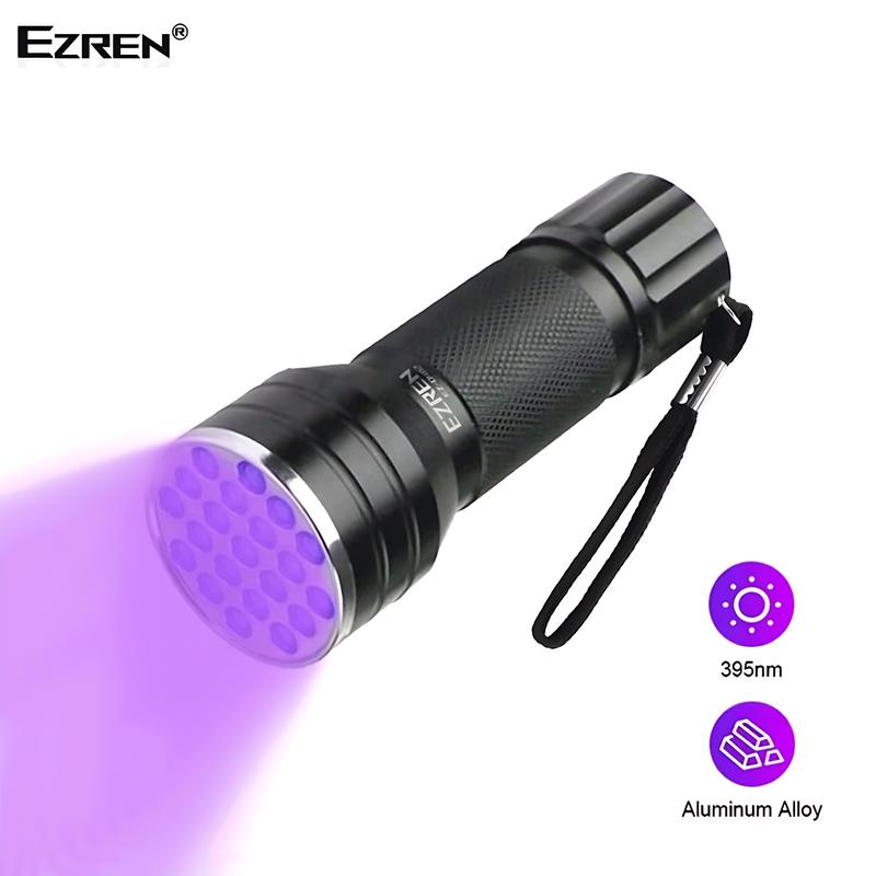 Ezren EZ-0482 Senter Lampu UV Ultraviolet 21 LED Money Detector 0