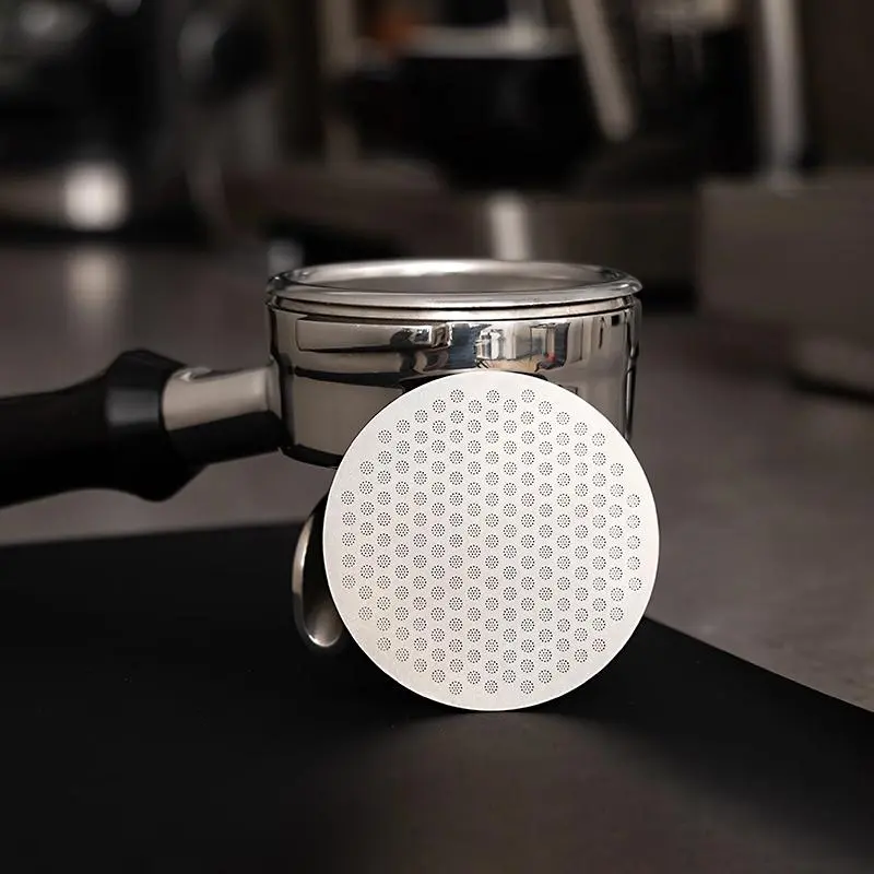 Stainless Steel Coffee Filter Screen, 1 Count Reusable Coffee Filter Screen Mesh Screen Contact Shower Screen Puck Screen For Espresso Machine Tool