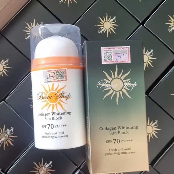 KEM CN COLLAGEN-BEAUSHOP WHITENING- SUN BLOCK/SPF-70 PA ++++ 0