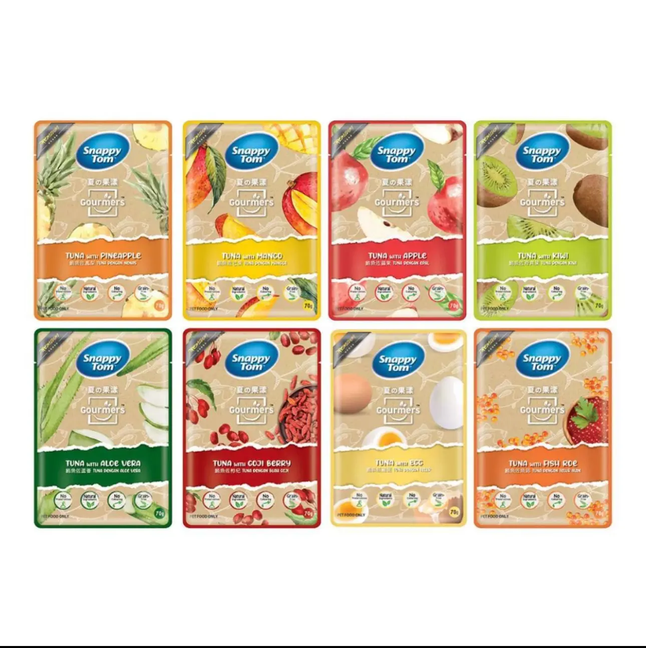 Pate Snappy Tom vị hoa quả