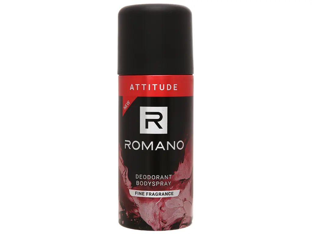 Xịt khử mùi toàn thân Romano Attitude 150ml Xịt khử mùi