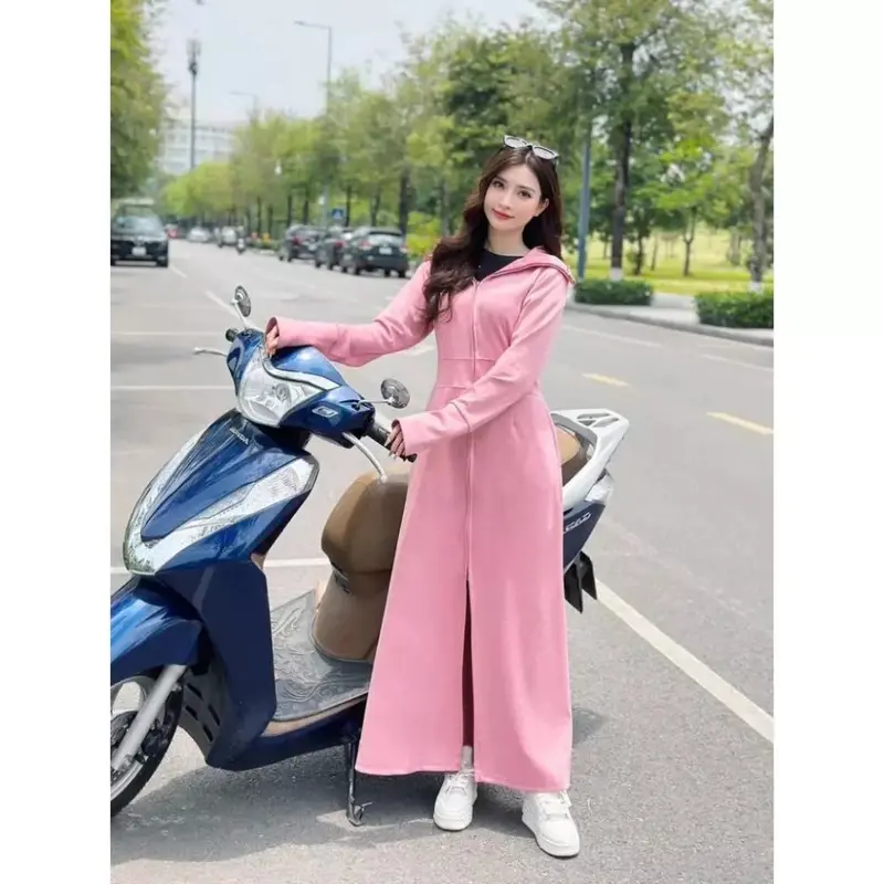 [ Deal mở bán TẶNG KÍNH RÂM] Áo Chống Nắng Nữ Toàn Thân chất Umi dày dặn Chống UV 50+ MINGBOU 3