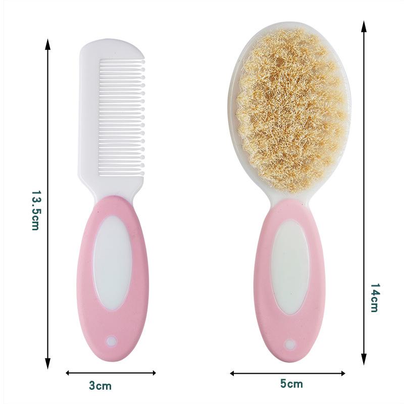 Product Introduction of Baby Comb Care Set Baby Shampoo PP Soft Hair Comb To Tinea Foetidum Cleaning Brush 14