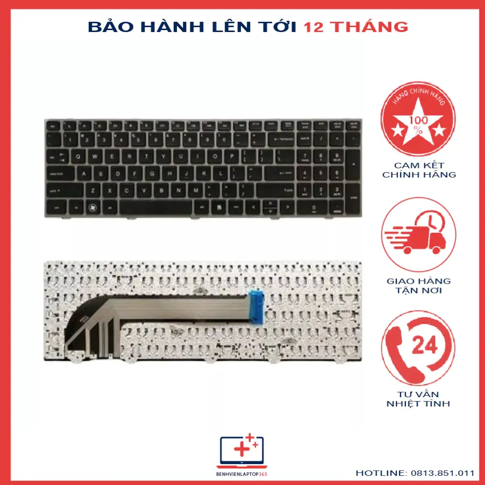 BÀN PHÍM LAPTOP HP PROBOOK 4540s 4540 4545s 4545 4740s Hàng New 100% Bảo Hành 9 Tháng Toàn Quốc