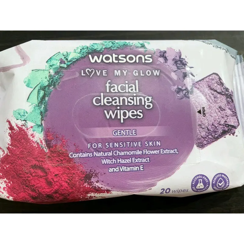 Watsons facial cleansing wipes/kapas pembersih wajah 2
