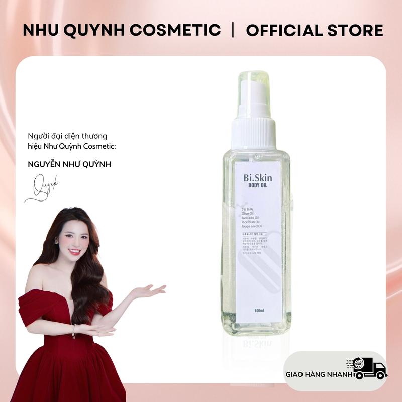 Body Oil Bi.Skin 5% BHA - Dưỡng Ẩm Da 100ml - B8 0