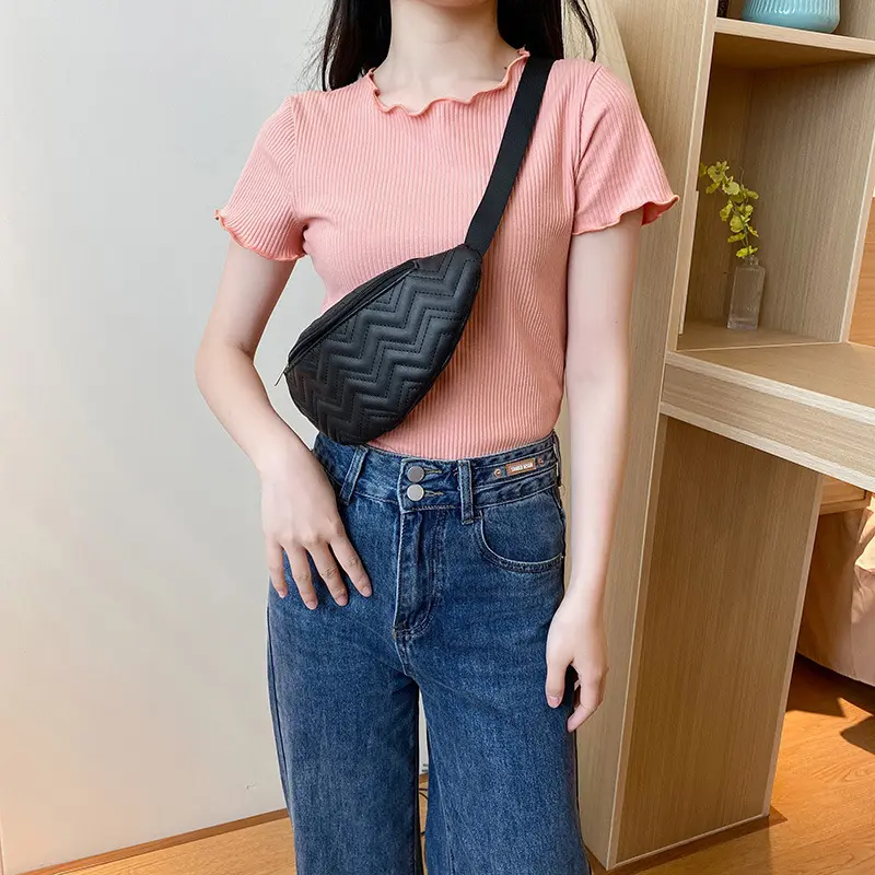 Túi Nữ, Túi Đeo Ngực, Túi Đeo Hông, Túi Đeo Hông, Túi Đựng Điện Thoại Di Động, Thêu Kim Cương Mới, Thiết Kế Họa Tiết Chữ V, Thích Hợp Cho Nữ Bag Hoa Lady