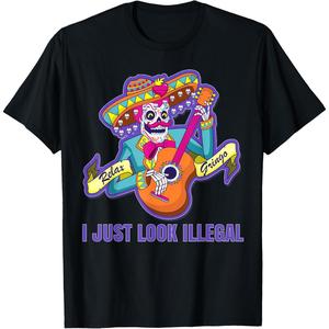 Playera Calacas Chidas | Frases Mexicanas Graciosas con Sátira y Jerga | 100% Algodón, Diseño 2D