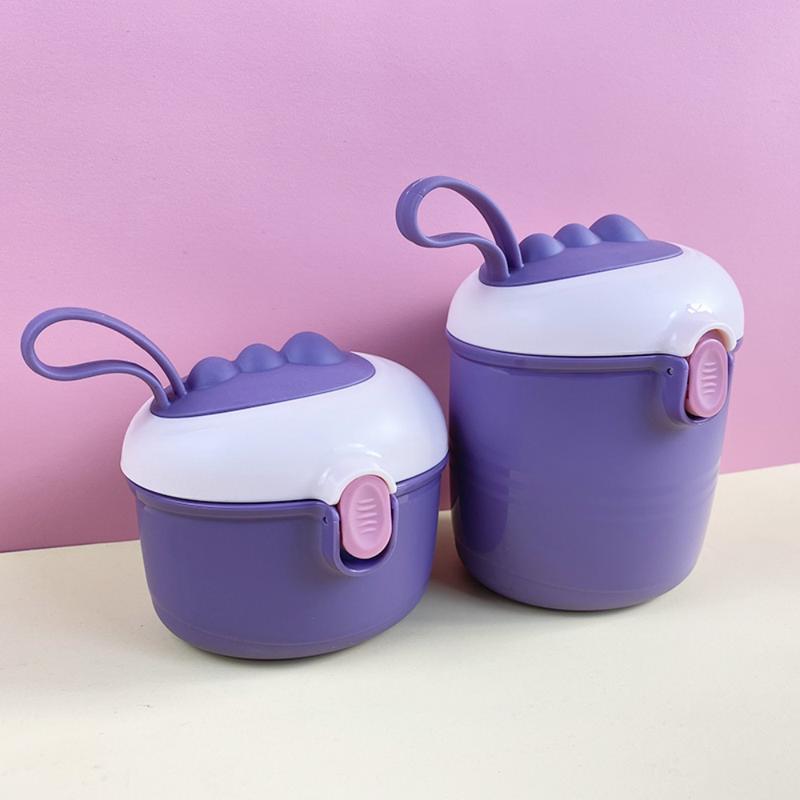 Portable Baby Milk Powder Box Cute Feeding Food Storage Box Essential Cereal Infant Milk Powder Box Toddler Snacks Container 8