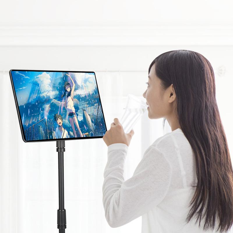 Product Introduction of Mobile Selfie Universal Wheel Tripod Live Broadcast Movable Floor Mobile Phone Bracket Tablet Tripod 27