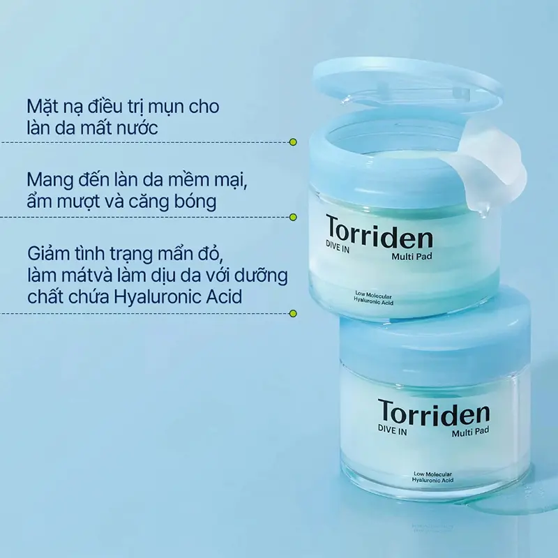 Toner Pad Cấp ẩm, Làm Mềm Mịn Da Torriden DIVE IN Multi Pad 160ml (80 miếng) 8