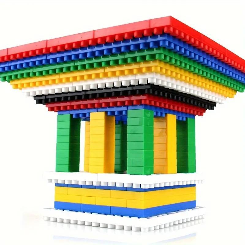 Building Blocks Toy (1 Set), Small Particle Building Blocks, Various Shapes, Free Assembly Learning Toys Decoration, Party Favors, Birthday Gifts 2