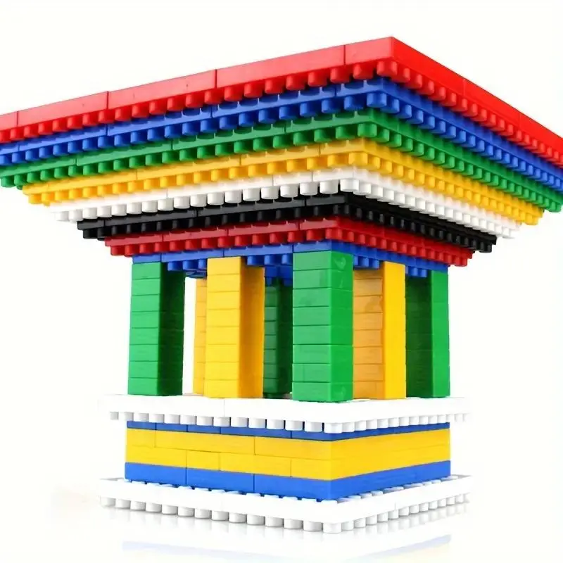 Building Blocks Toy (1 Set), Small Particle Building Blocks, Various Shapes, Free Assembly Learning Toys Decoration, Party Favors, Birthday Gifts 2