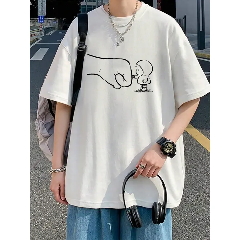Áo thun tay lỡ bé gái Say hi unisex form rộng áo đẹp 1