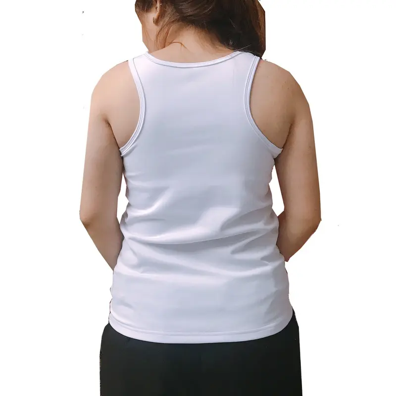 Áo Nịt Ba Lỗ Lót Cài Ngụy Trang - Áo Ba Lỗ Nịt Ngực Tomboy Dáng Dài Thun Trơn Cotton Trắng Đen Nam Cài Hông Thể Thao Gym Bigsize Form Suông Nguyễn Nguyên 3