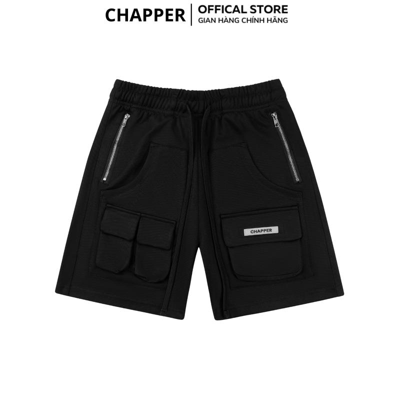 Quần short nam CHAPPER túi hộp chất thể thao cao cấp, dáng trên gối - QSCP005 Sport
