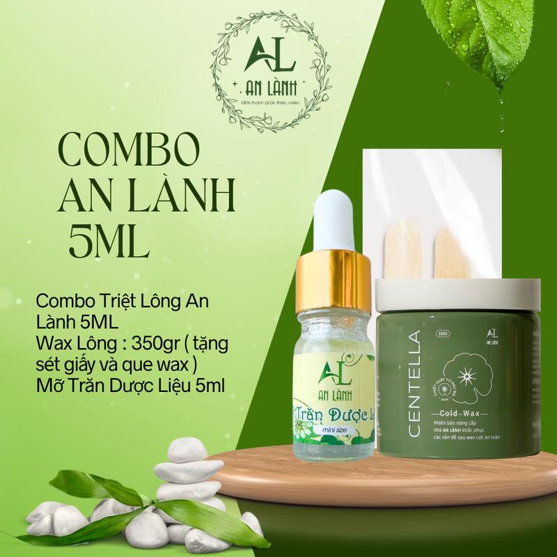 COMBO WAX LÔNG AN LÀNH + MỠ TRĂN 5ML