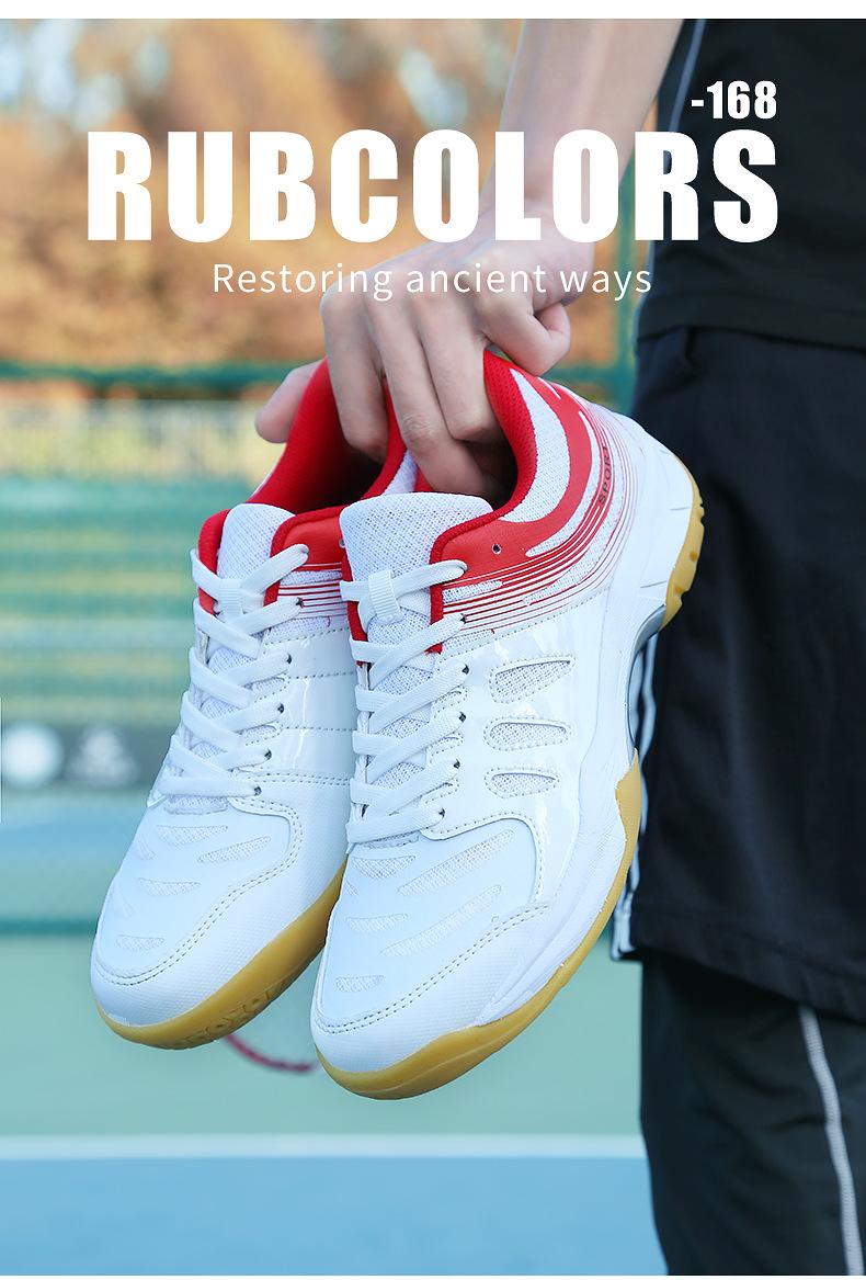 Product Introduction of In Stock Professional Badminton Shoes Tennis Shoes Volleyball Shoes Non-Slip Sneaker in Stock Professional Badminton Shoes Tennis Shoes Volleyball Shoes Non-Slip Sneaker New Spring and Summer Sneakers Sneaker Men's Shoes Badminton Shoes Table Tennis Train 3