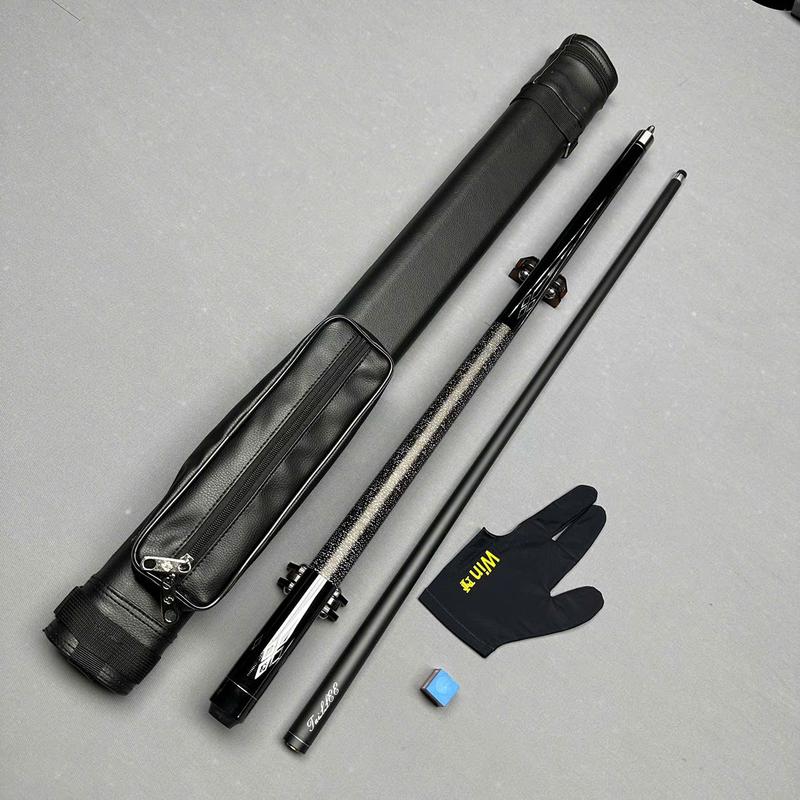  Cơ bida phủ carbon Grafex tay cầm quấn chỉ  tặng kèm combo bao da + phụ kiện  bid a 