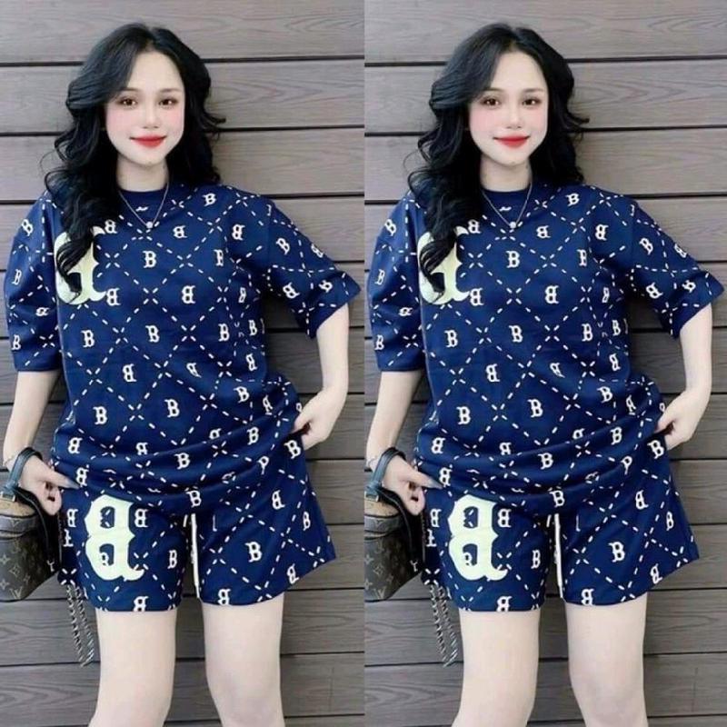 Sét bộ đùi nữ dễ thương _ Quần có túi _ Vải thun tăm hàn mát mềm mịn thấm mồ hôi mặc thoải mái _ Không ưng báo shop nhận lại đủ tiền hàng 2 bên cùng vui vẻ _ BXINH SHOP Women Tim Voi Top Navy chỉ giặt tay đường phố cá tính essentials