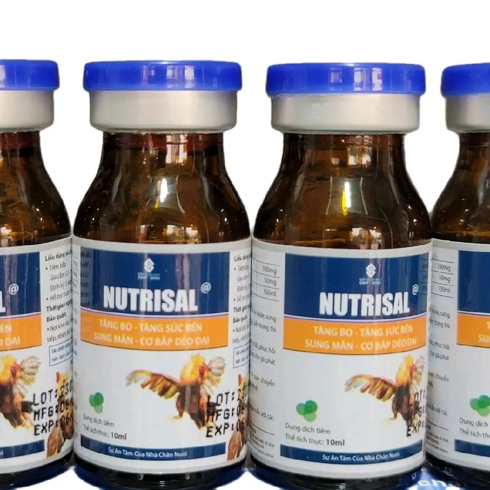 Chai Nutrisal 10ml Tăng Bo, Tăng Sức Bền, Sung Mãn, Cơ Bắp Dẻo Dai Cho Thú Cưng