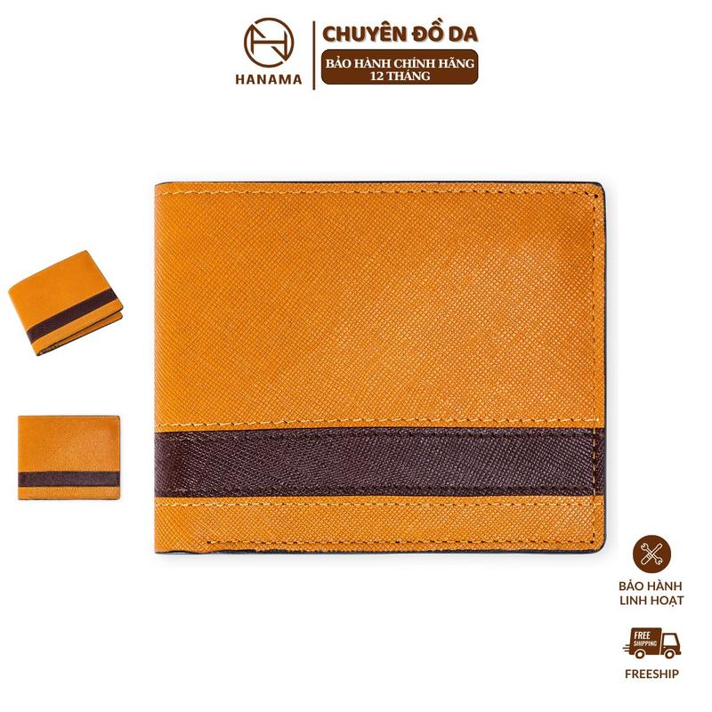 Ví cầm tay da bò mini thời trang HN C9T Nam Chữ Nhật dáng đứng - ngang Nhiều Ngăn phụ