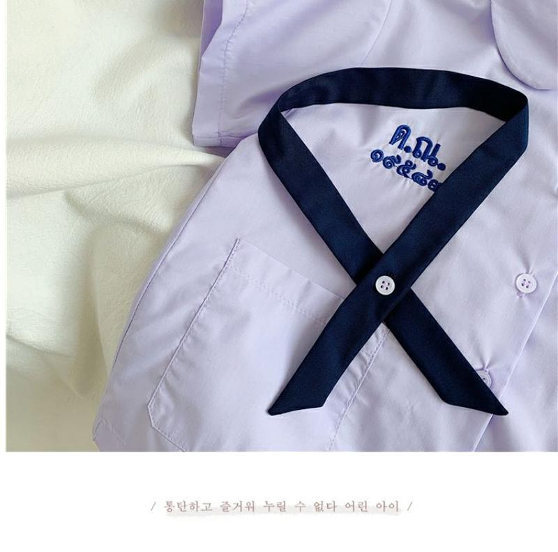 Product Introduction of Thai Preppy Style Summer Primary School Student Graduation Business Attire Kindergarten Suit Girl Thai School Uniform Western Style Jk Skirt Suit 7