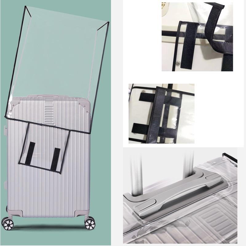Product Introduction of Áo Bọc Vali Trong Suốt, Màu Đen - Bao Trùm Vali Chống Trầy Xước Đủ Cỡ 20-22-24-26-28,29 inch Phụ Kiện Nhung 42